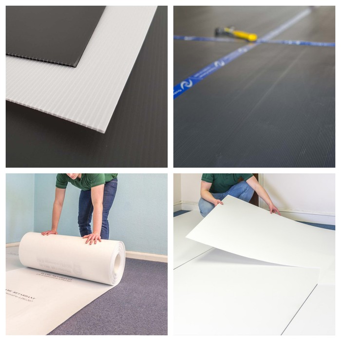 Polypropylene Hollow Floor Protection Board Polypropylene Hollow Floor Protection Board
