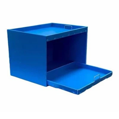 Samanbrjótandi korfutplastkassi